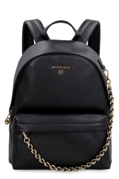 michael kors small leather backpack|Michael Kors slater backpack small.